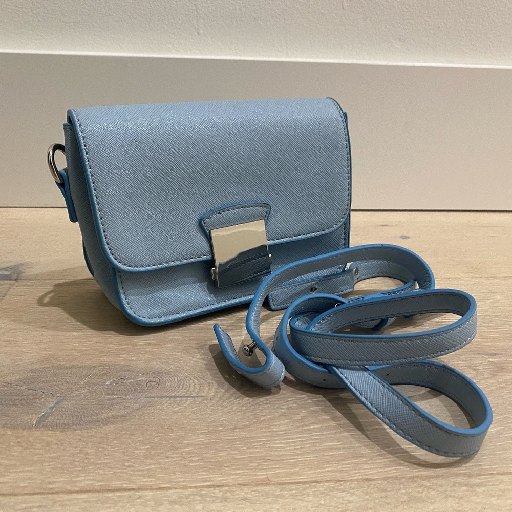 Zara Light Blue Crossbody Bag